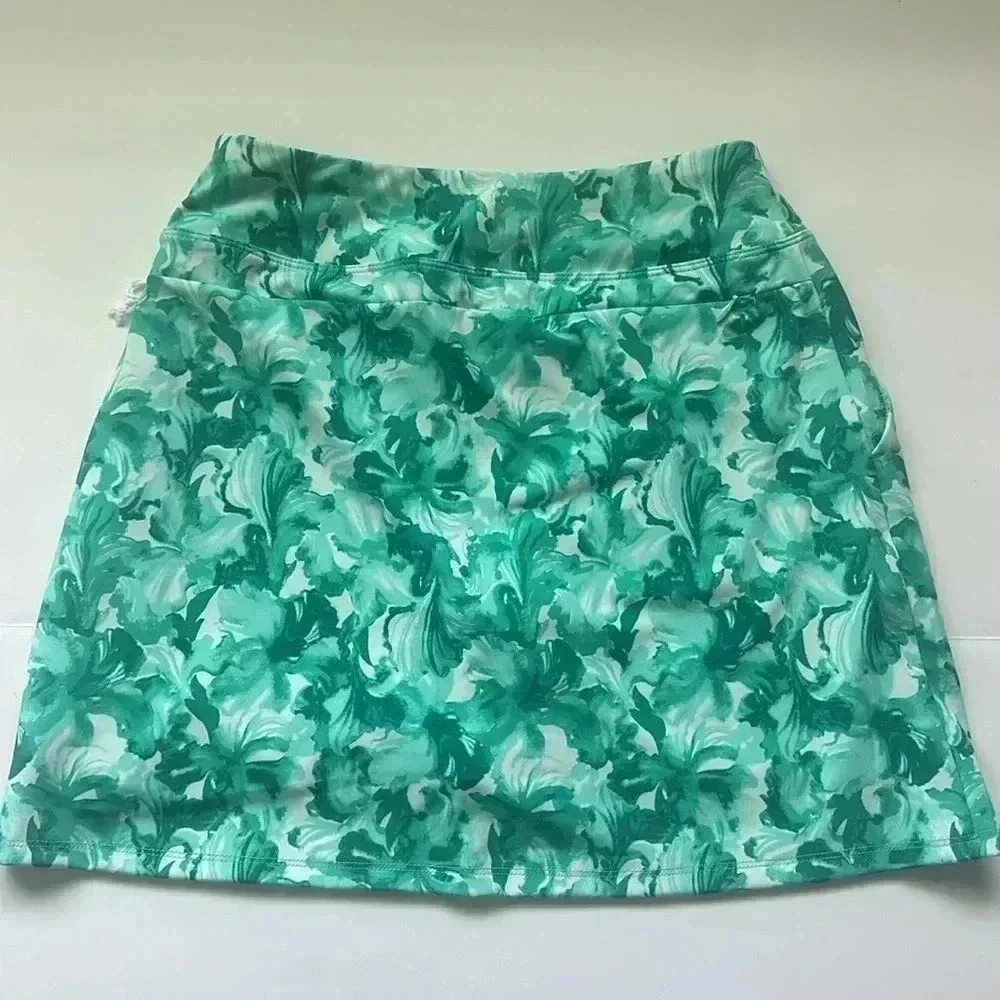TOMMY BAHAMA Tropic Active A-line Skort Built in Tee holder UPF 50 - Picture 3 of 9